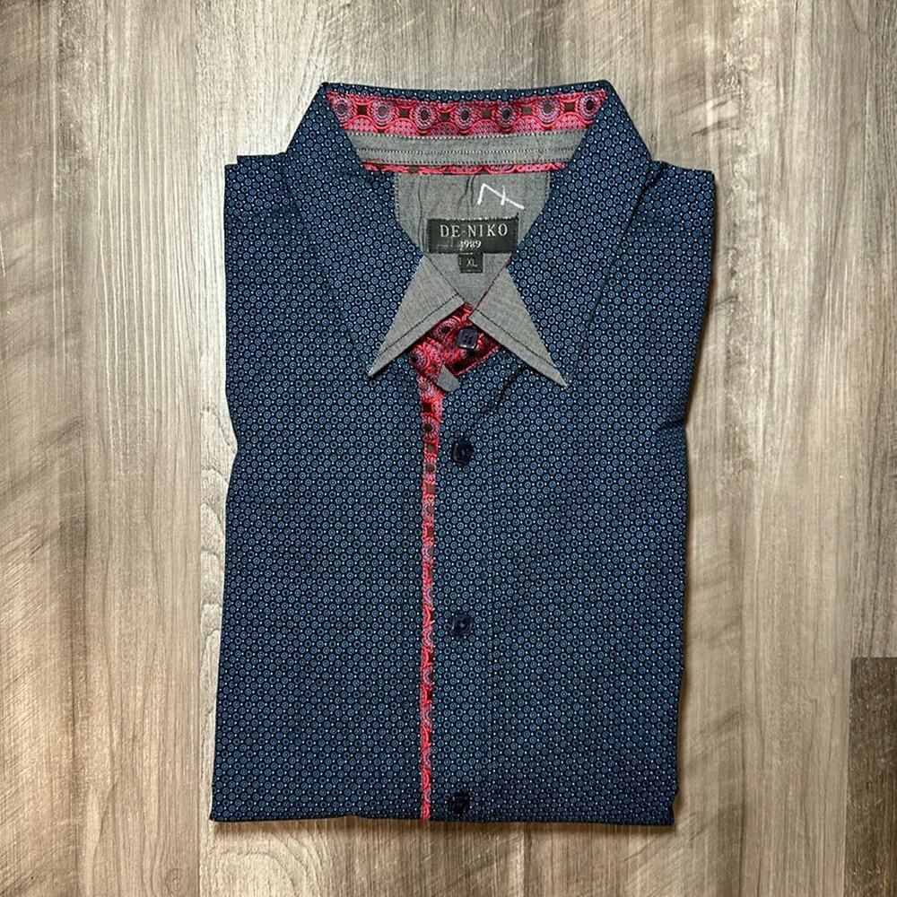 De-Niko 1989 Long Sleeve Button Down - XL